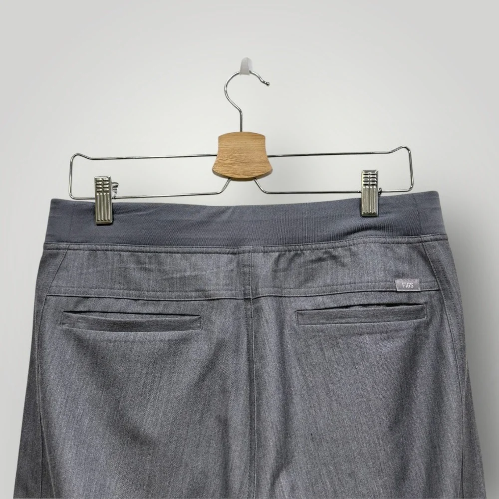 FIGS Mens Graphite Gray Technical Cargo Scrub‎ Pants T2001 Medium Drawstring